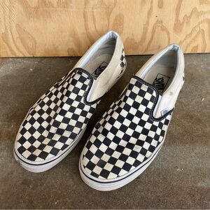 Black and White Checkered Vans